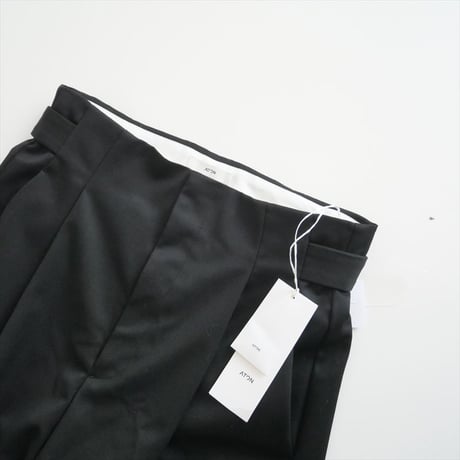2024 / ATON / COMPACT WOOL  テーパードタッグパンツ / PRAGCM0106 / 2405-0590