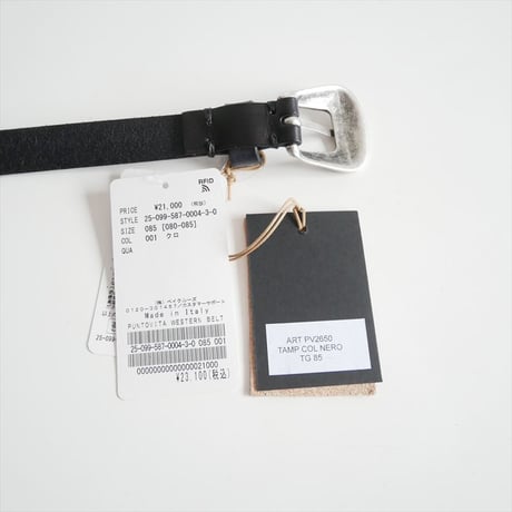 2025・人気完売品 / 未使用 / AP STUDIO別注 / PUNTOVITA WESTERN BELT 25099587000430 / 2604-0442