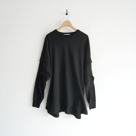 2025SS・人気完売品 / ENFOLD / CURVE-SEAM LONG-SLEEVE T-SHIRT / 300IS480-1751 / 2601-1034