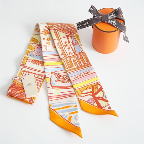 2023SS / 未使用 / ヒルトンプラザ店購入品 / HERMES / ツイリー 《レイユール・デテ》 / 2405-0670