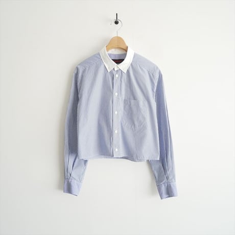 継続販売品・人気完売色 / CABaN / TOMORROWLAND / コットンタイプライター クロップドシャツ / 39012401001 / 2510-1552
