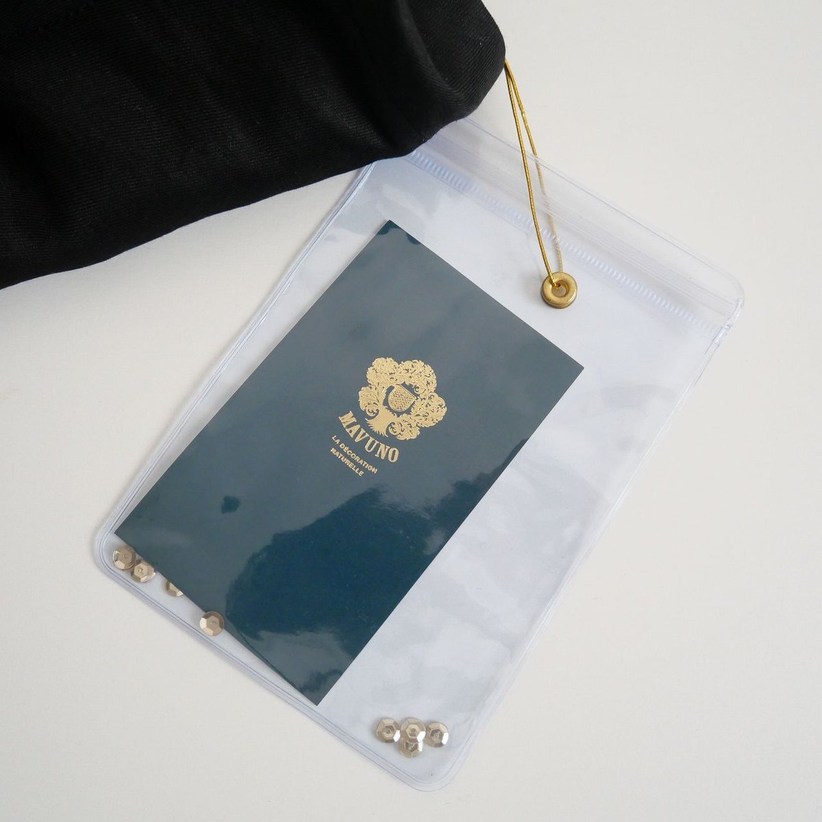 mavuno リネンシルクワンピース