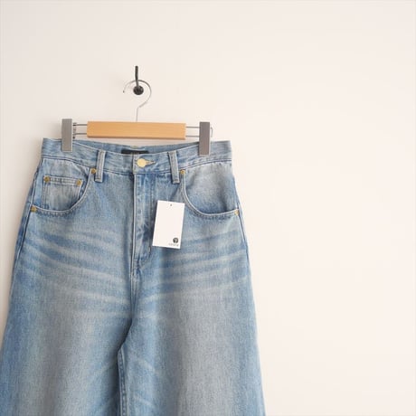 2024SS・人気完売品 / allureville / デニムオーバルラインパンツ / 202410-12-160 / 2505-0258
