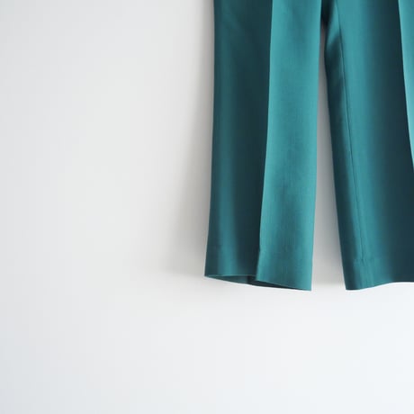 2023SS / DEUXIEME CLASSE / Slim Flare パンツ (ターコイズ) / 22030500811010 / 2311-0018