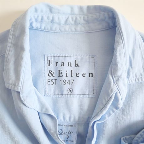 継続販売品 / DEUXIEME CLASSE同型お取扱い / FRANK&EILEEN / SHIRLEY ITALIAN COTTON SHIRT / 3910700036 / 2509-0576