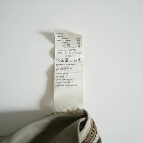 REMI RELIEF / Side Zip MA-1 2603-0096