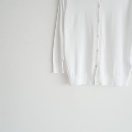 JOHN SMEDLEY / クルーネックカーディガン3/4SLEEVE / 2508-2236