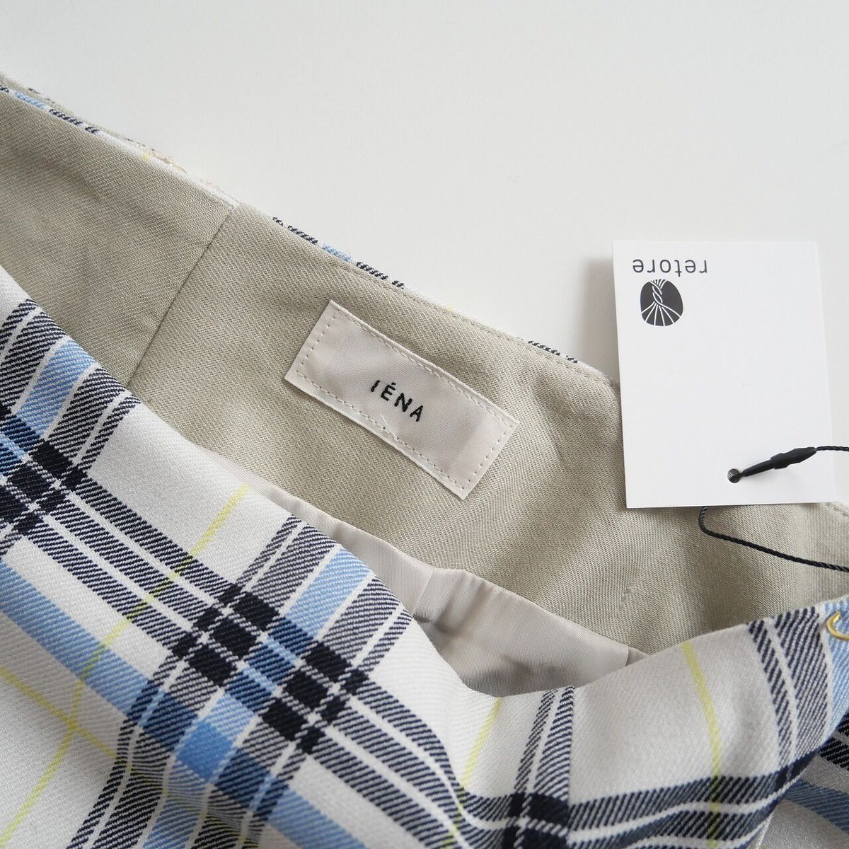 2021AW / IENA / チェックタイトスカート / 2212-0980 | retor 