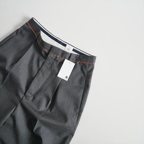 2024AW / 6(ROKU)BEAUTY&YOUTH / タックトラウザーズ / 86142020662 / 2501-0664