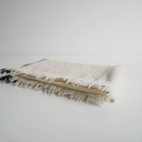 maison de soil / WOOL SILK BIG SELVEDGE STOLE / 2502-0861