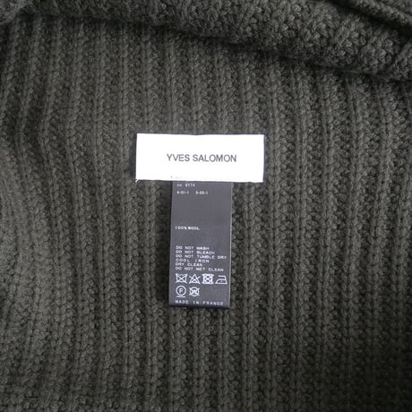 継続販売型 / DEUXIEME CLASSE購入品 / YVES SALOMON / FRONT KNITWEAR / 23090510000230 / 2501-0520