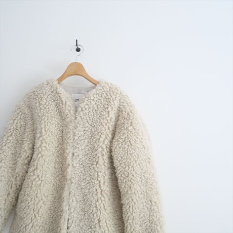 〇2024AW / 未使用 / 1er Arrondissement / カーリーファーショートコート / B1044AFC005 / 2504-0877