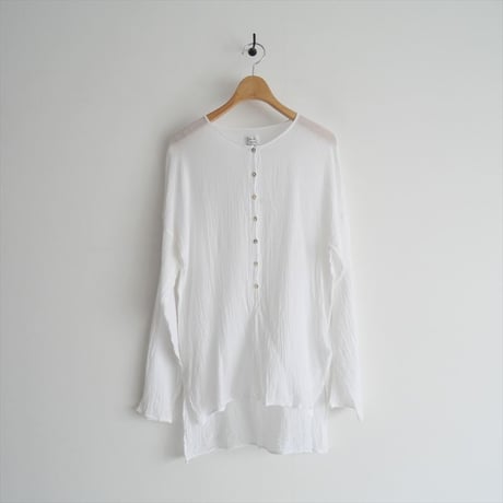 2023SS・人気完売品 / Plage別注 / LES ATELIERS FRANCAIS DE CONFECTION / HENLY NECK L/SL シャツ / 2504-0238