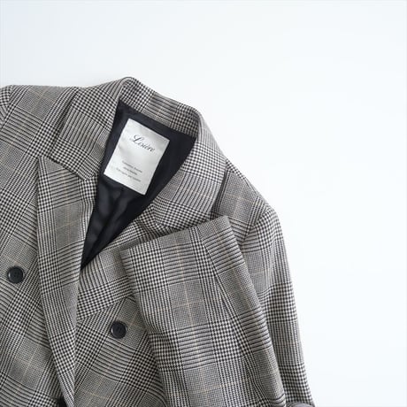 2023AW / Lisiere / L'Appartement / CHECK HANDSOME JACKET / 23010560101030 / 2405-1285