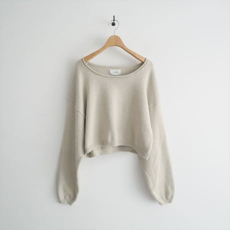 2025SS今季・人気完売色 / CLANE / ROLL NECK SHORT KNIT TOPS / 18106-2262 / 2505-0615