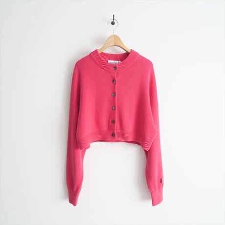 2024SS・人気完売品 / 未使用 / nagonstans / spring cotton-knit college cardigan / 470HS170-1200 / 2411-1474