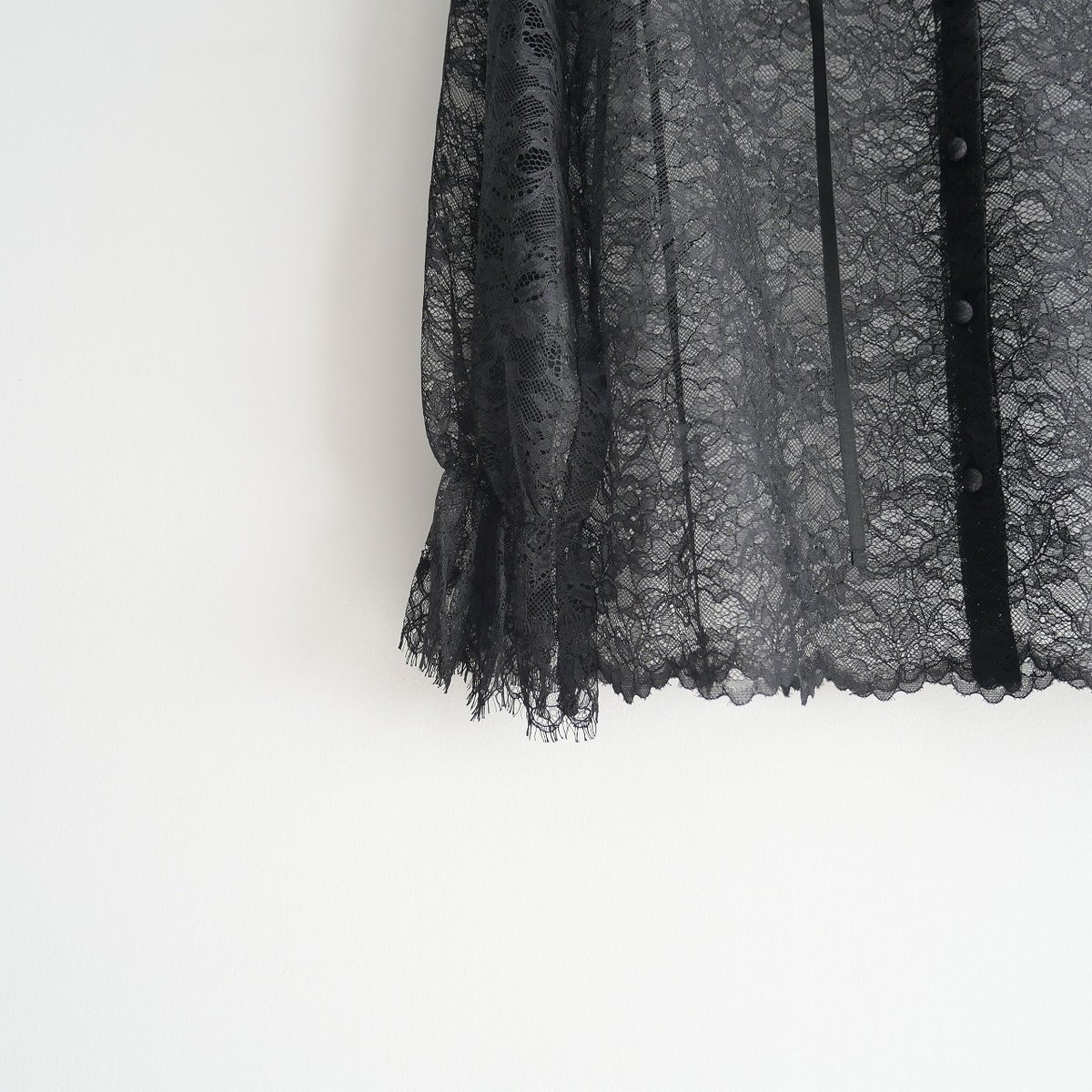 2023 / VERMEIL par iena / フリルカラー2WAYレースブラウス / 2