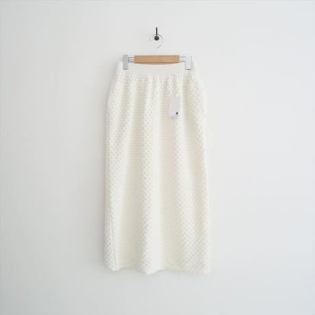 2023AW・人気完売品 / MaCO / POCO SKIRT ホワイト / 2508-0896