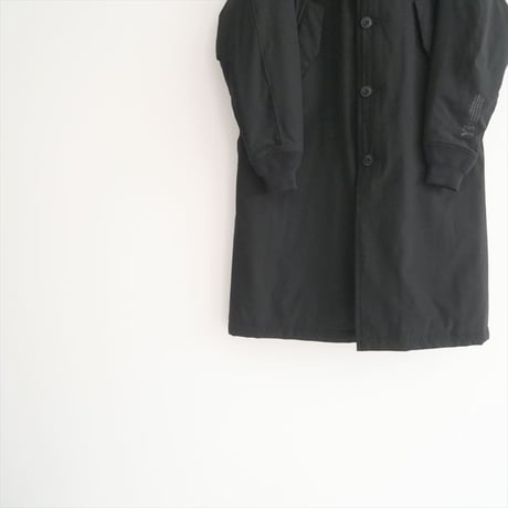 〇2022AW / Y’s / POLYESTER PADDED TYPEWRITER RIB LONG COAT / YE-C16-900 / 2507-1300