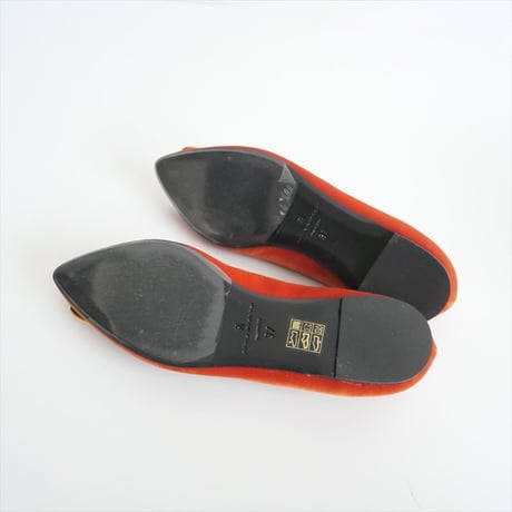 2023AW / 未使用 / SPICK&SPAN購入品 / FABIO RUSCONI / ベロアフラットシューズ / 23093210003130 / 2411-0488