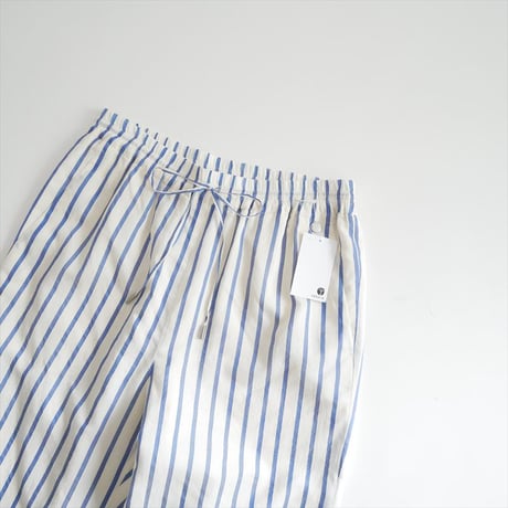 未使用 CALMER / STRIPE DRAWSTRING PANTS / 24030256510020 2601-0918