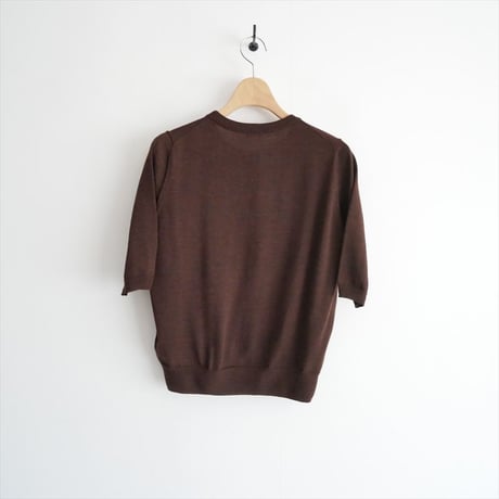 2024AW / IENA / ARKABA クルー半袖プルオーバー / 24080900492030 / 2512-2184