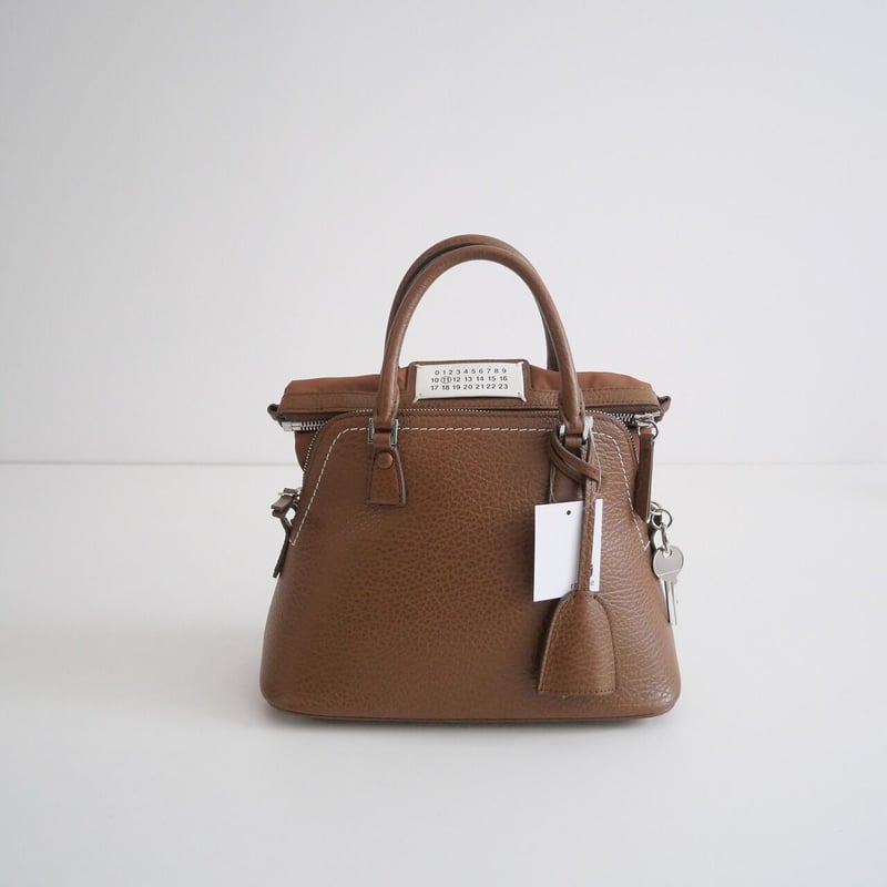 正規品　Maison Margiela メゾンマルジェラ 5AC ミニ　キャメル マルジェラ 5ac キャメル ミニ バッグ