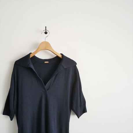 2025SS / 未使用 / DEUXIEME CLASSE SOIE POLOSHIRT 25080500408010 / 2604-0214
