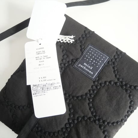 2024AW・人気完売品 / 未使用 / mina perhonen / tambourine pocket bag / aca9986 / 2501-0559