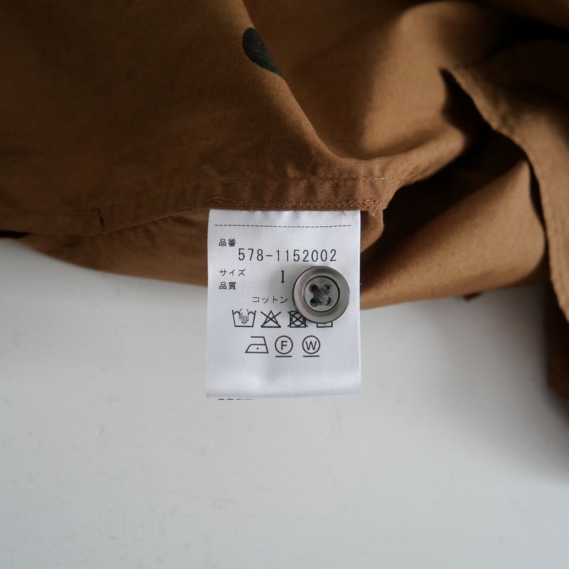 トップス MARGARET HOWELL 2021SS BIG SPOT COTTON 2021 / MARGARET HOWELL / BIG SPOT COTTON ドットシャツ
