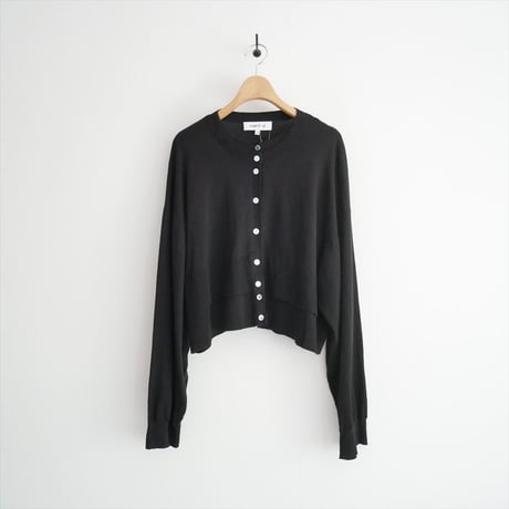 2026SS今季 ENFOLD LAYERED-LIKE-HEM CARDIGAN 300JS270-2221 2605-1418