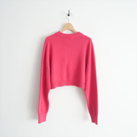 2024SS・人気完売品 / 未使用 / nagonstans / spring cotton-knit college cardigan / 470HS170-1200 / 2411-1474