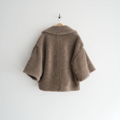 2023AW / Whim Gazette / ウールボアショートコート / WGZ1032408A0005 / 2510-1392