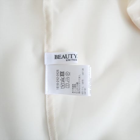 2024SS / BEAUTY&YOUTH / ポリエステルオーガンジー シャツ -ウォッシャブル- / 16162420426 / 2408-0223
