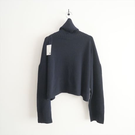 2023AW / MUSE de Deuxieme Classe / Cropped タートルネックプルオーバー / 23080520816030 / 2410-0728