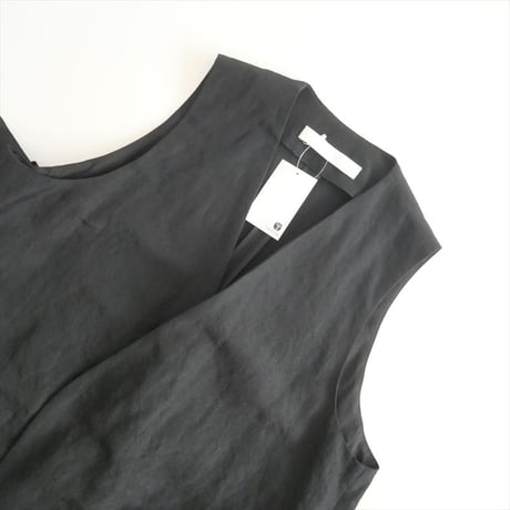 2024SS今季 / LENSE / Short ISOTOPE Vest 　Cotton Linen Oxford / 2404-0925