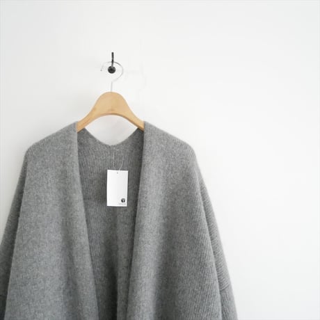未使用 / L'Appartement同型お取扱い / HAVEL studio / RACOON KNIT MAIN COAT ラクーンニットコート / 2500-0317