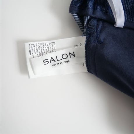 2024SS今季 / SALON adam et rope / コットンライクスタイルアップワイドパンツ / SHS34020 / 2407-2119