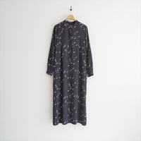 2026SS今季 未使用 Blanc Bleu Minuit アヒルPT　スタンドネックワンピース 04-1-03-001-6-1 2605-1289