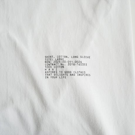 2026SS今季・人気完売品 未使用 journal standard luxe別注 HARi for luxe LS TEE 26070450002210 2606-2059