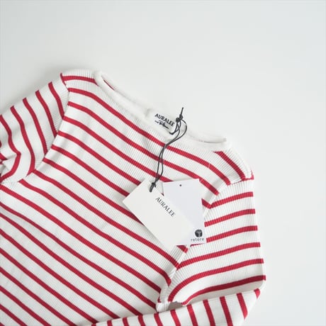 2022AW / 未使用 / Ron Herman別注 / AURALEE / Giza Boat Neck Pullover / A22AB01RH / 2406-0429
