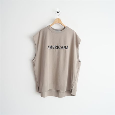 2022SS / 未使用 / Americana / ノースリーブサイドジッププルオーバー / 221201050 / 2310-1262
