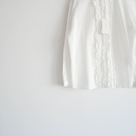2025SS / 未使用 / journal standard luxe / CLワッシャー フリルブラウス / 25050440002010 / 2603-0143