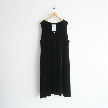 継続販売品 / foufou / THE DRESS #16 no-sleeve velour one piece / 92OP03 / 2411-0374
