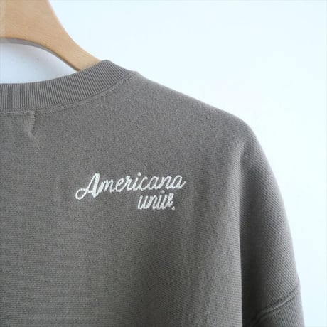 2025SS今季・人気完売品 / 未使用 / L'Appartement別注 / AMERICANA / HALF SLEEVE SWEAT / 25070570105910 / 2507-0482