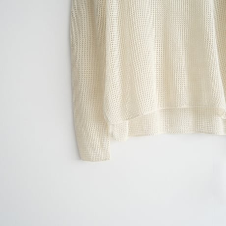 2022SS / DEUXIEME CLASSE / Mesh クルーネック プルオーバー / 22080500414010 / 2311-0111