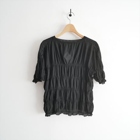 2025SS・人気完売品 / IENA LA BOUCLE購入品 / HAKUJI / Twist jersey shirring Tシャツ / 25070915004010 / 2508-0337