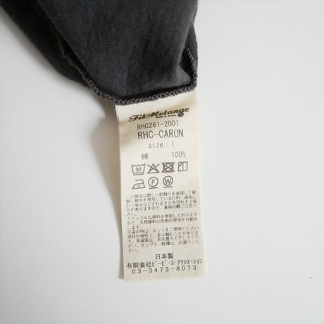 2026SS今季・人気完売品 未使用 RHC×FilMelange リンガーティー RHC26120012606-0062
