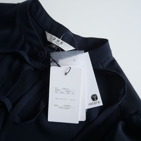 未使用 / SHE Tokyo / Aloma navy / S-BL-77 / 2505-0334