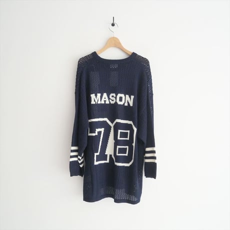 2025SS今季・人気完売品 / 未使用 / DEUXIEME CLASSE別注 / athletic wear MASON / MESH KNIT / 2506-0977